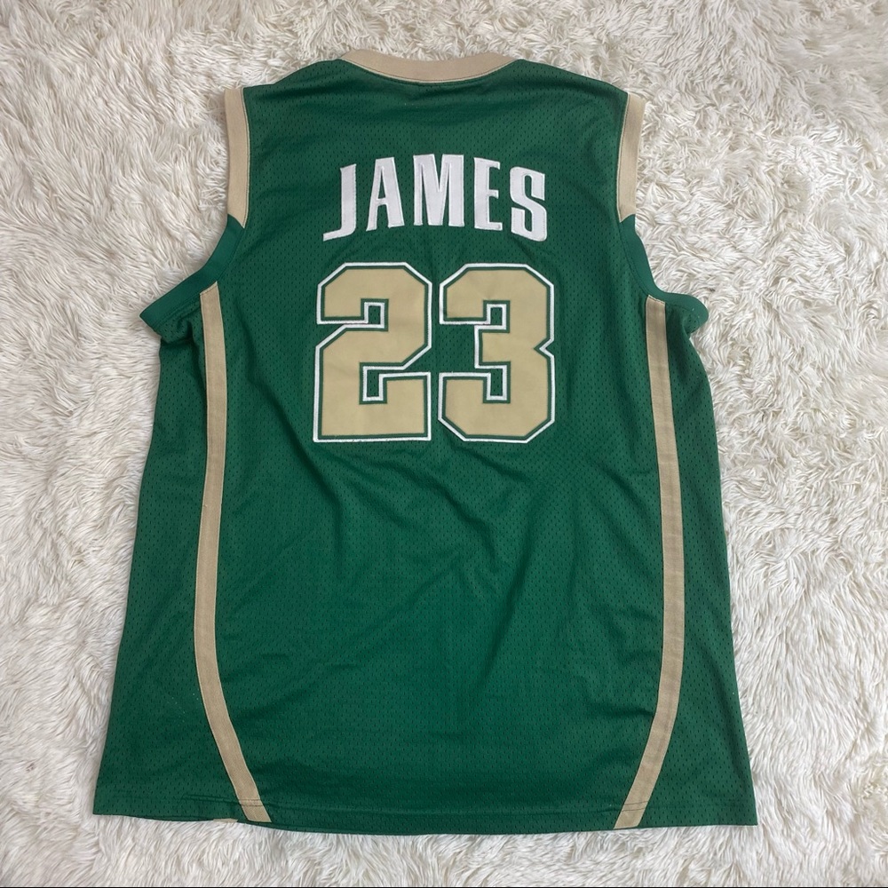 NIKE LeBron James Vincent St Mary High School Throwback Basketball Jersey - XL